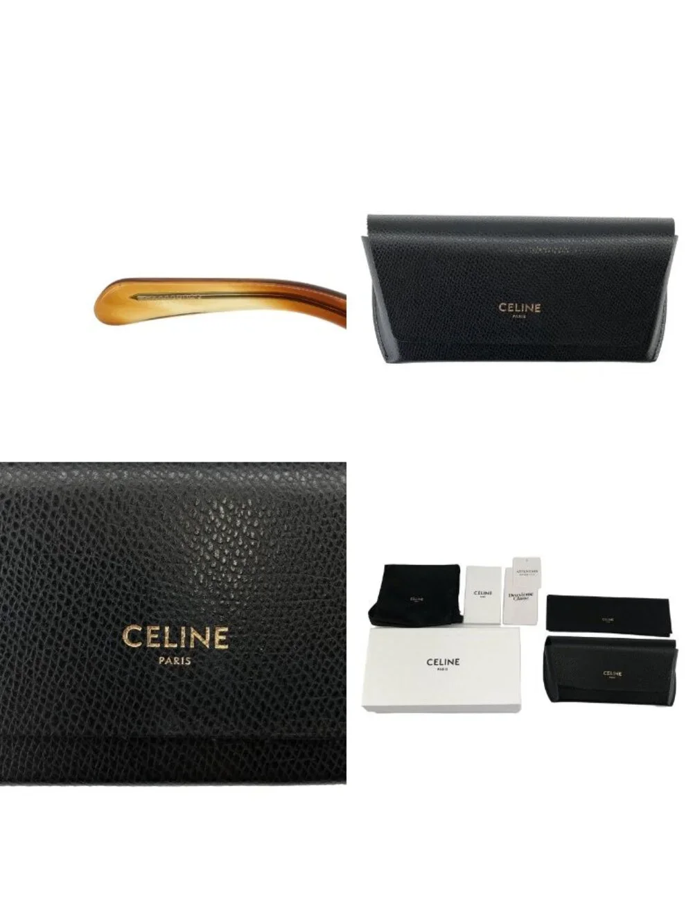 Celine Self Frame Cat Eye Sunglasses Eyewear 48 Tortoiseshell